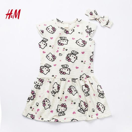 H&M HELLO KITTY DRESS WITH HEADBAND