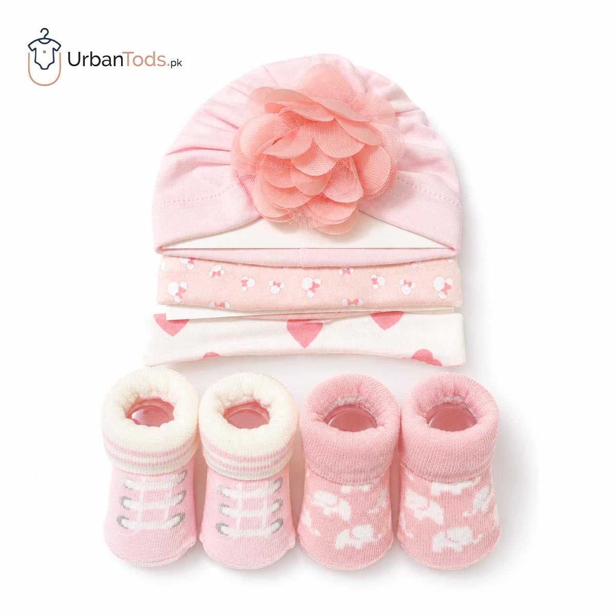 LITTLE ALPACA 5 PCS CAP & BOOTIES SET