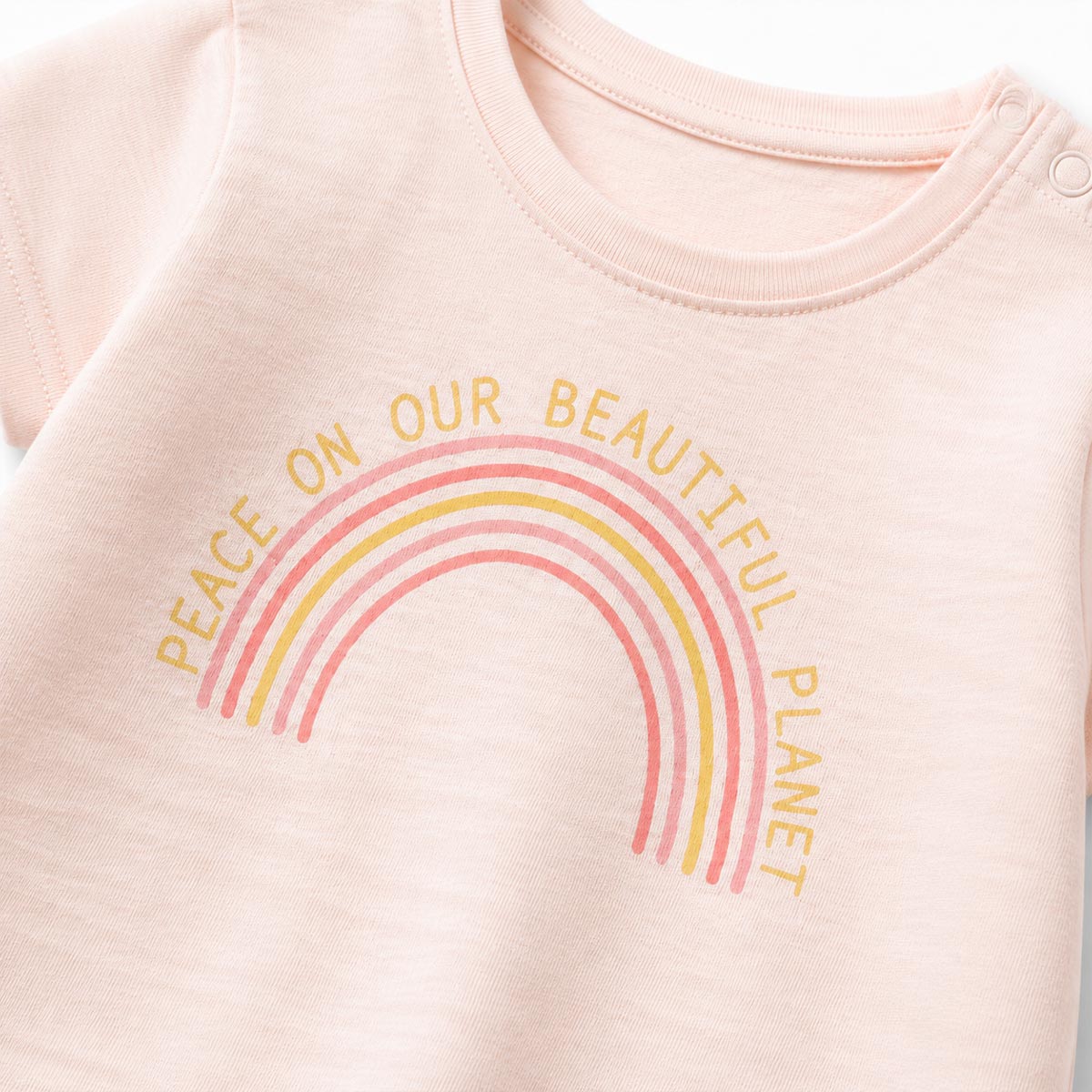 MOTHERCARE PEACH OUR BEAUTIFUL PLANET GRAPHIC T-SHIRT