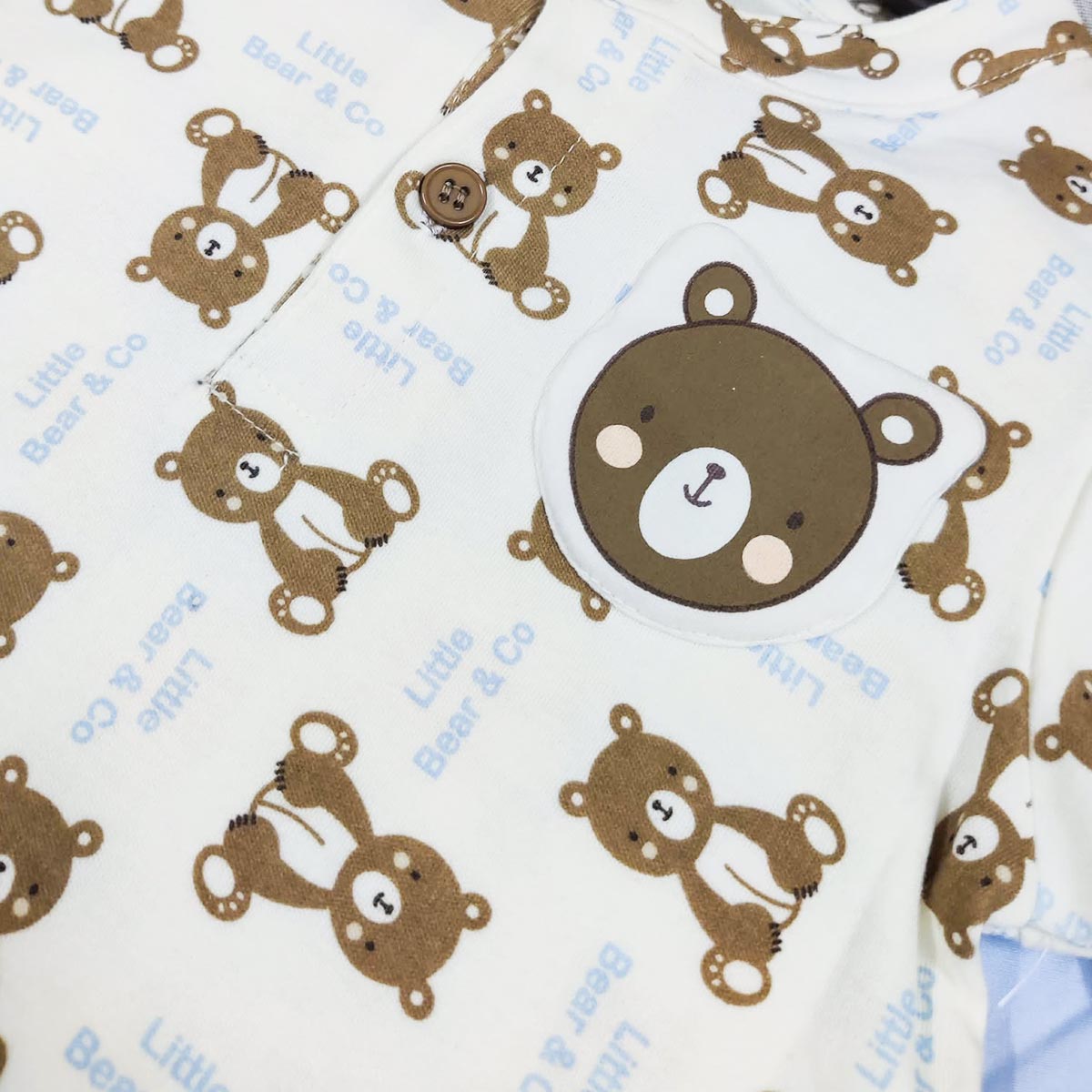 WONDERCHILD LITTLE BEAR & CO 2 PCS TEE & SHORTS SET