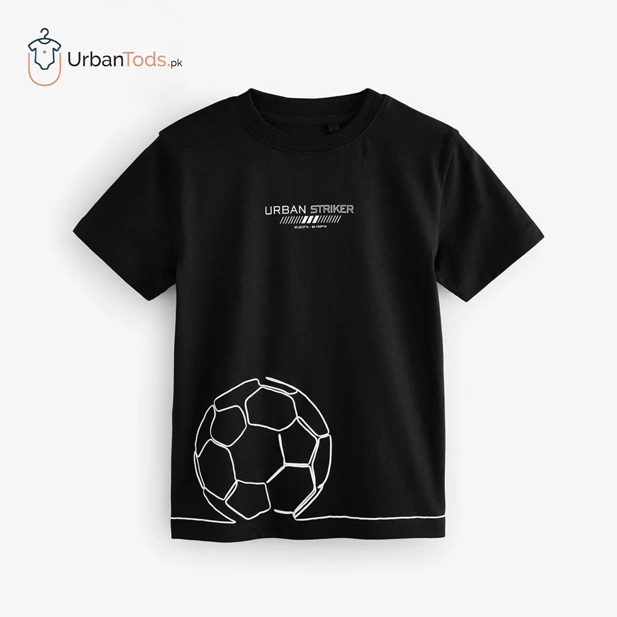 BRANDED BLACK URBAN STRIKER SHORT SLEEVE T-SHIRT