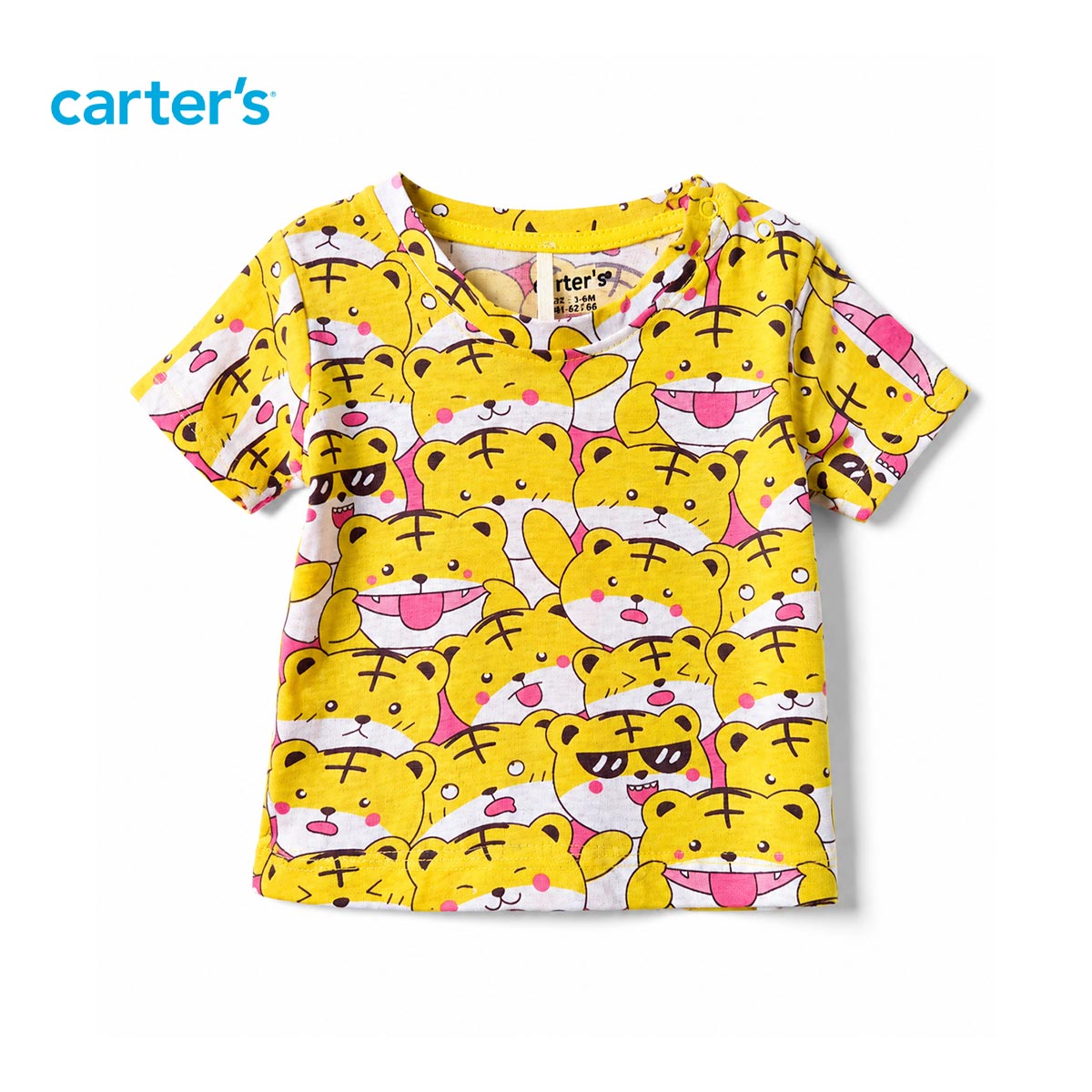 CARTERS CHHERFULL TIGERS SHORT SLEEVE T-SHIRT