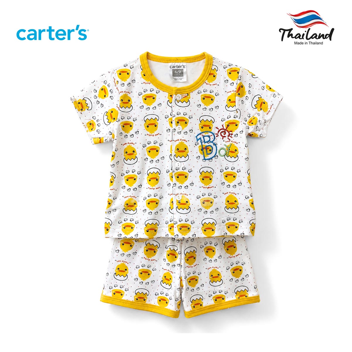 CARTERS LITTLE DUCKY 2 PCS SHORT SET