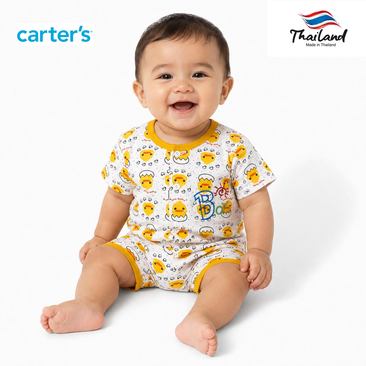 CARTERS LITTLE DUCKY 2 PCS SHORT SET