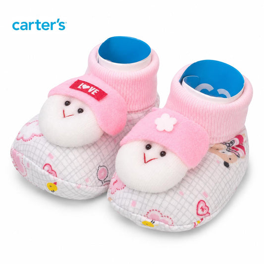 CARTERS PRETTY IN PINK 3D CHARACTER BOOTIES
