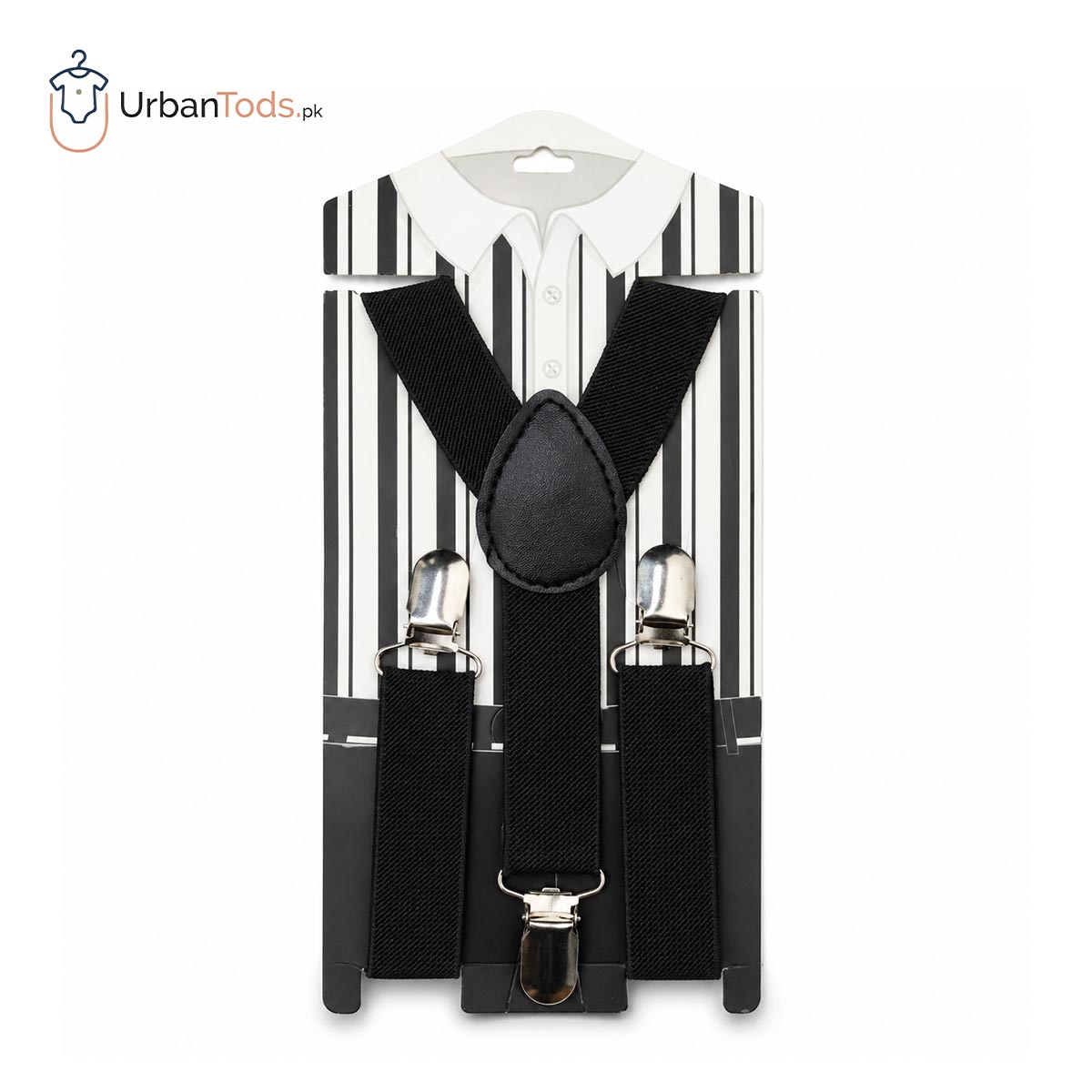CLASSIC BLACK ADUSTABLE KIDS SUSPENDERS
