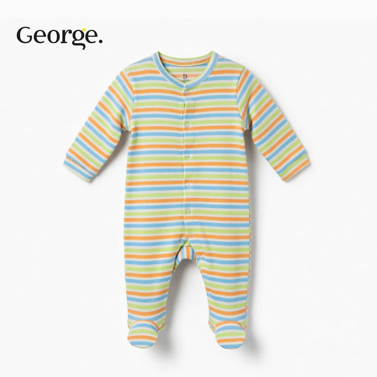 Branded 3 Pack Printed Sleepsuits Set