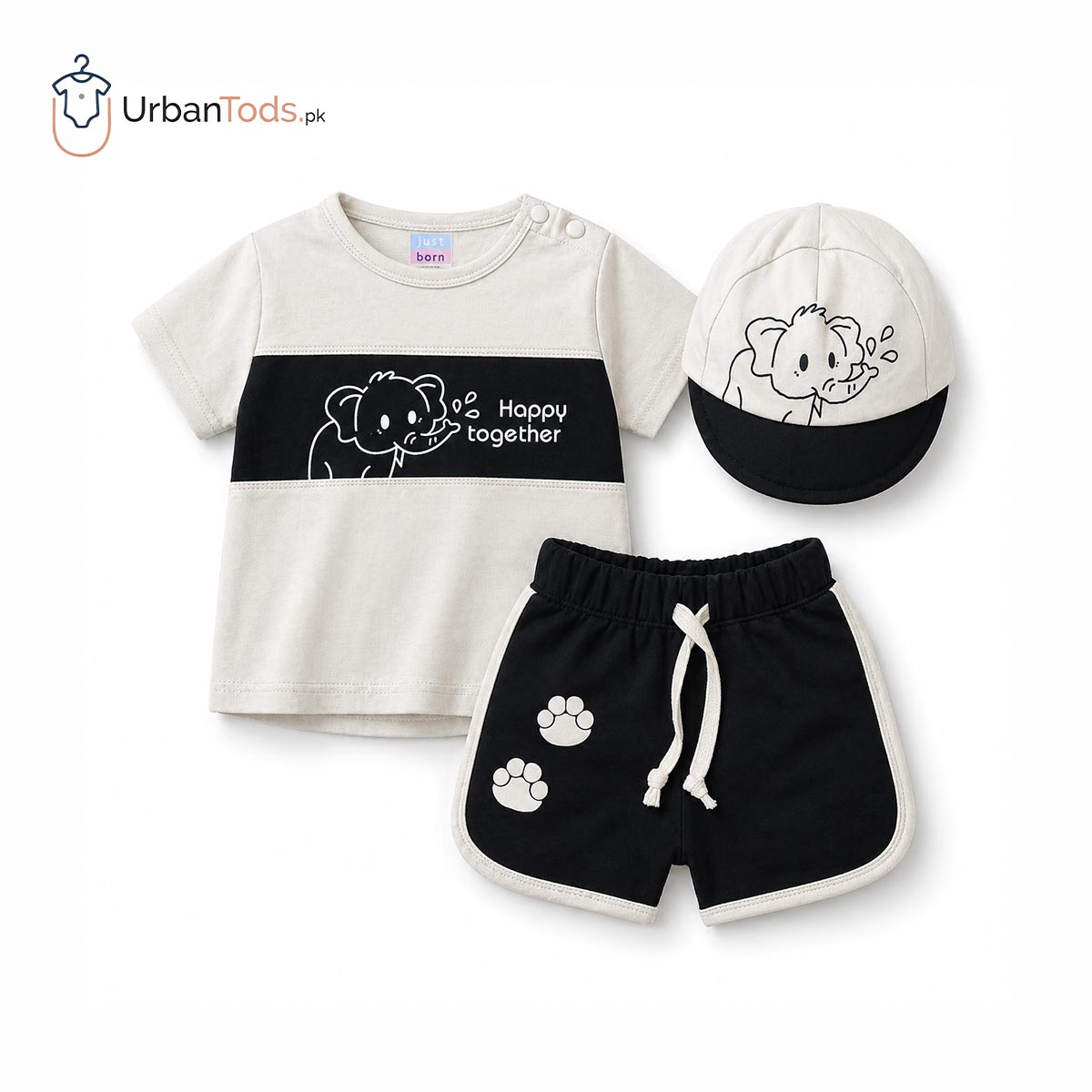 HAPPY TOGETHER STONE ELEPHANT 3 PCS SUMMER SET