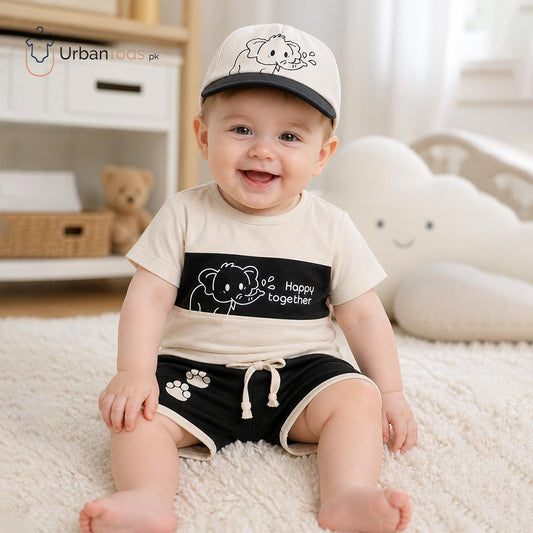 HAPPY TOGETHER STONE ELEPHANT 3 PCS SUMMER SET
