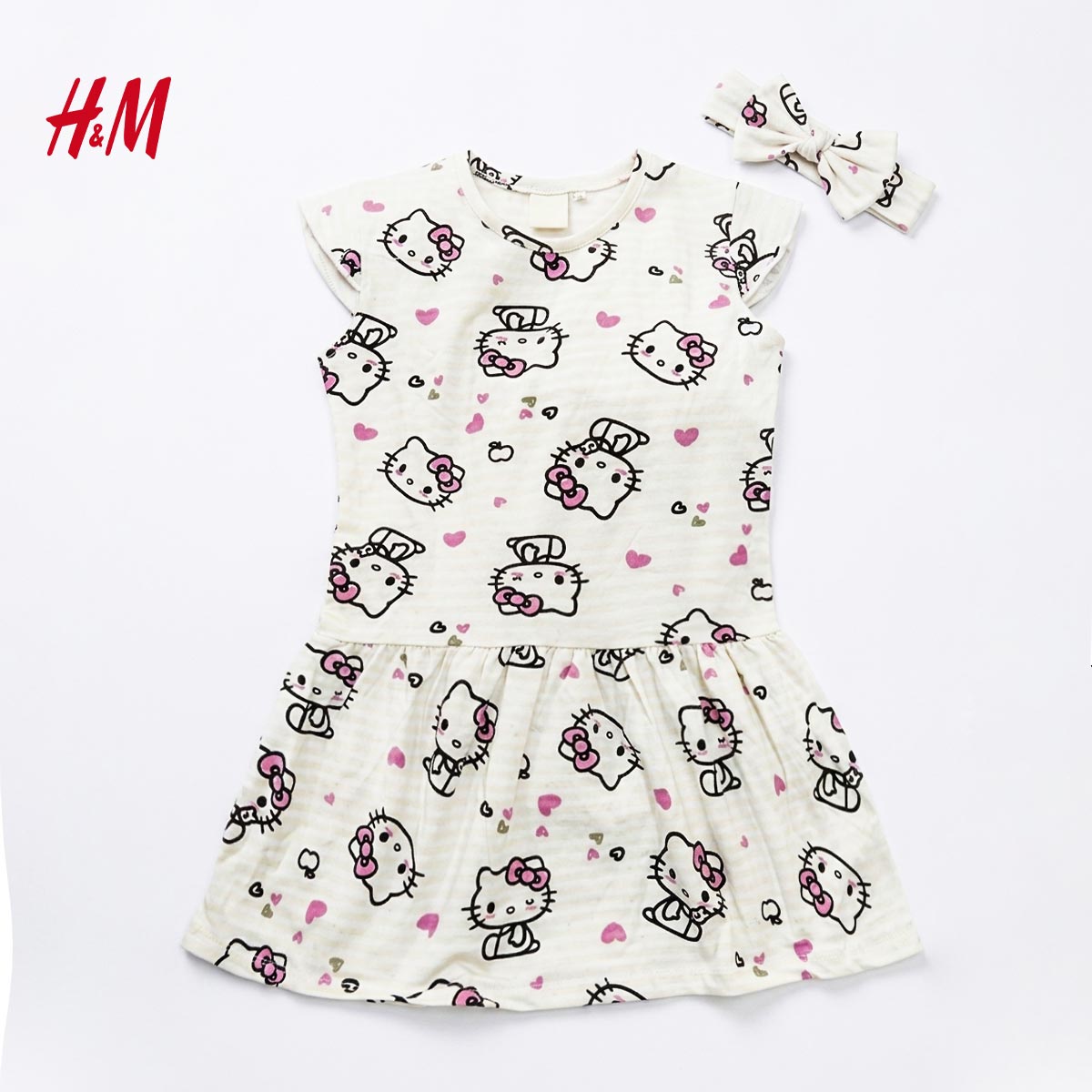 H&M HELLO KITTY DRESS WITH HEADBAND