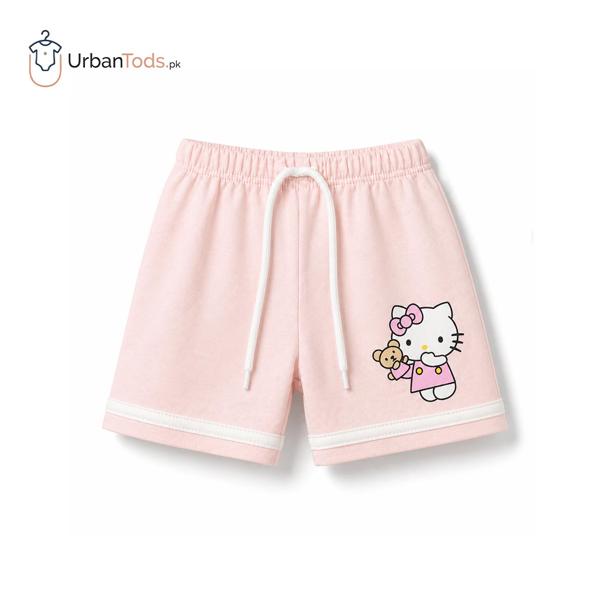 JUST BORN HELLO KITTY PASTEL PINK 3 PCS SUMMER SET