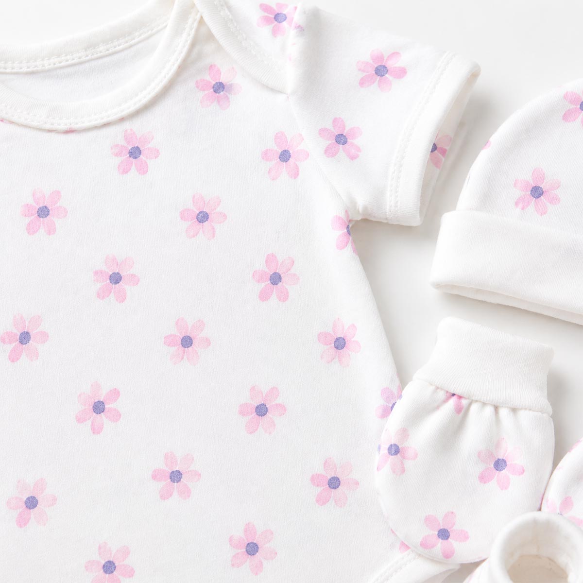 KIDS PREMIUM 4 PCS PINK DAISY ESSENTIAL SET