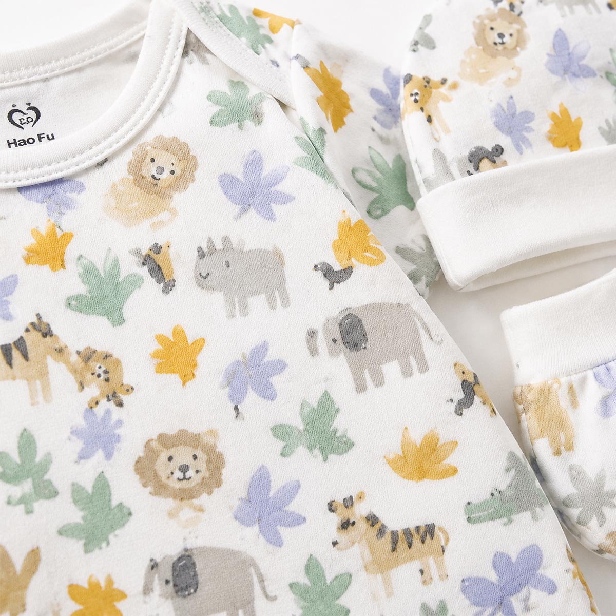 KIDS PREMIUM 4 PCS SAFARI FRIENDS ESSENTIAL SET