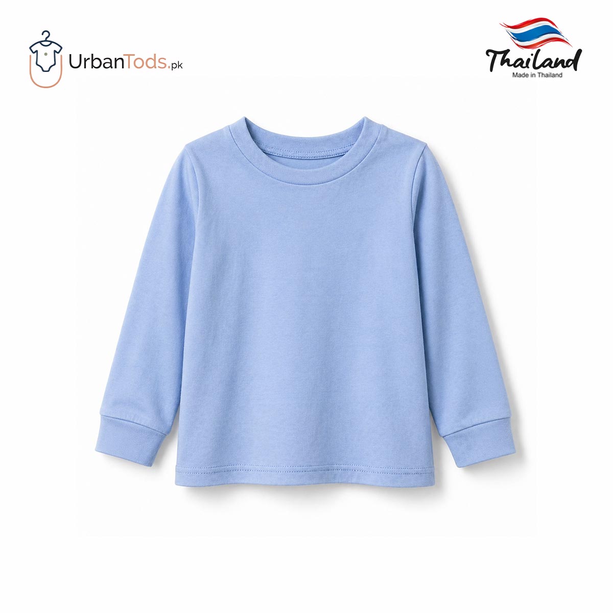 KIDS PREMIUM SKY BLUE BEAR 2 PCS DUNGAREE SET