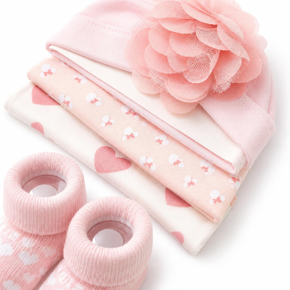 LITTLE ALPACA 5 PCS CAP & BOOTIES SET
