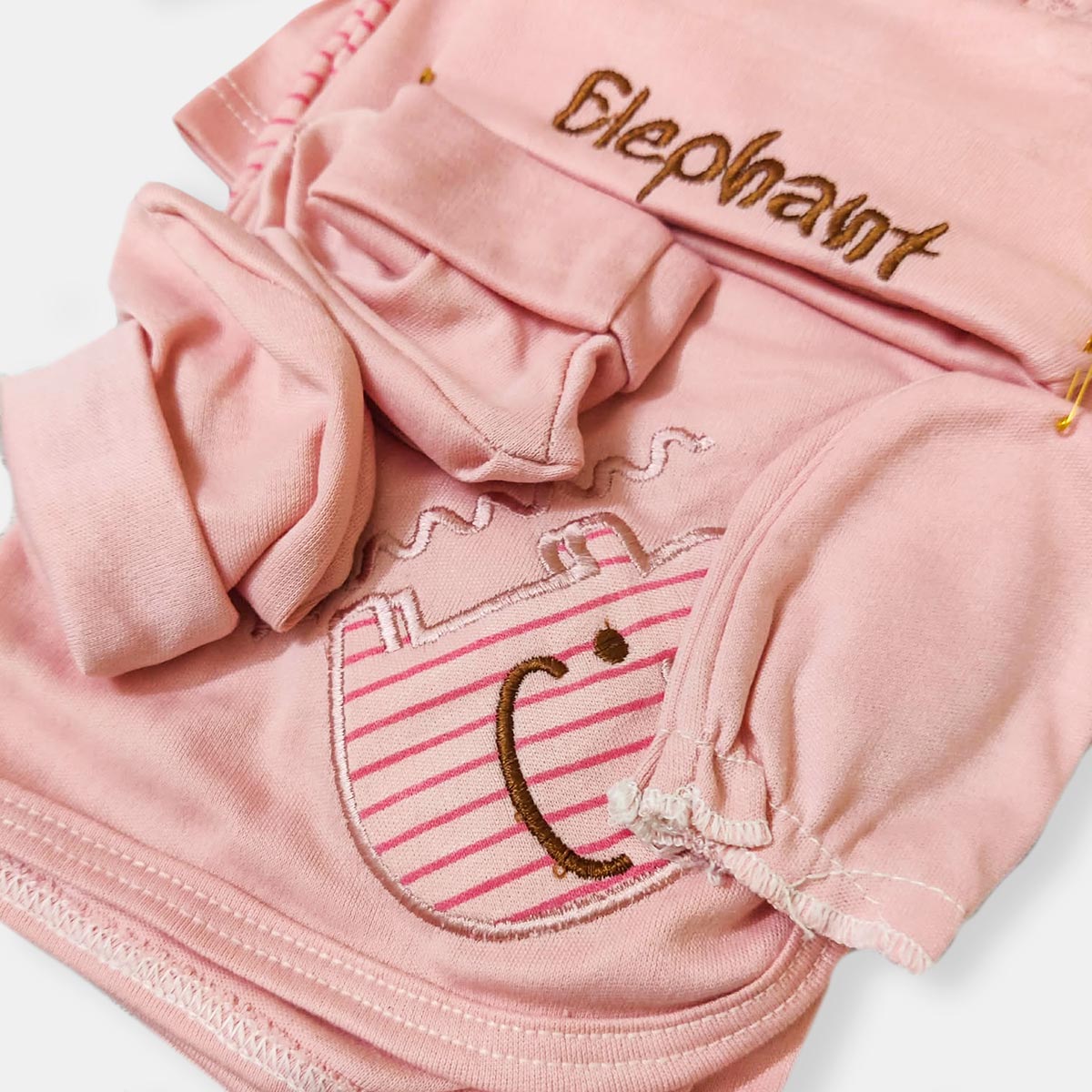 AR FASHION LITTLE BABY 10 PCS GIFT SET - PINK ELEPHANT