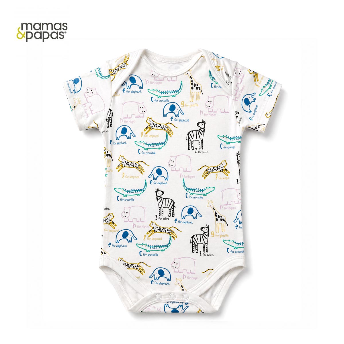 MAMAS & PAPAS ANIMAL ADVENTURE 5 PACK BODYSUITS