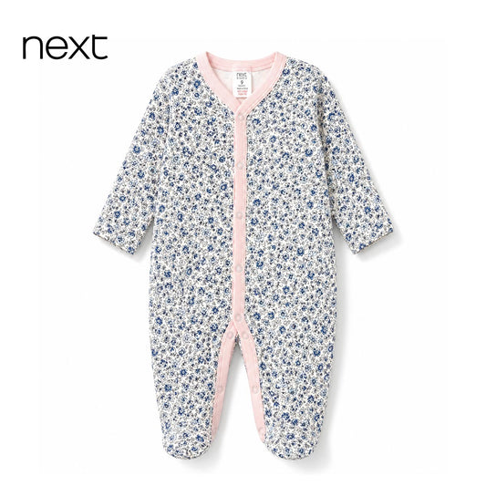 Branded Sweet Heart & Floral 3 Pack Sleepsuit Set