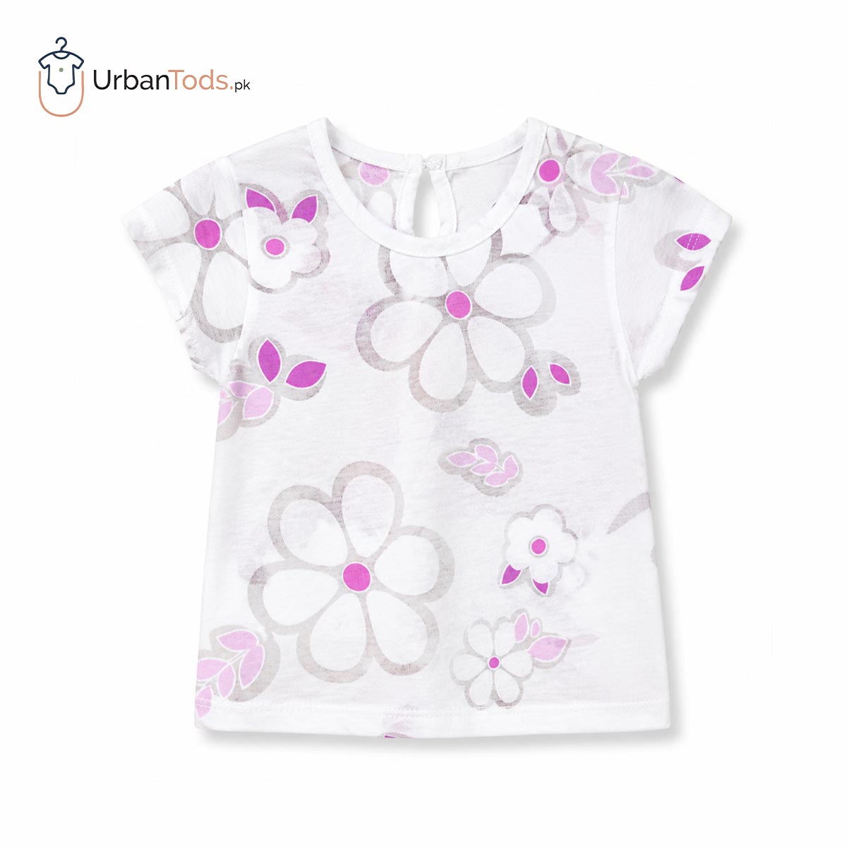 PREMIUM GIRLS PURPLE BLOOM SHORT SLEEVE T-SHIRT