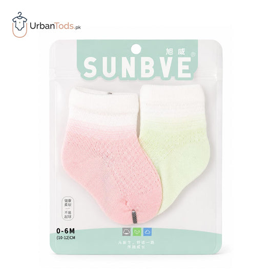 SUNBVE PASTEL GRADIEN NEWBORN SOCK SET-01